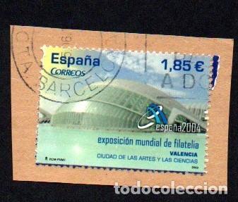 Briefmarken: Sello de Hoja Bloque usado n&ordm; 4034 (Edifil). A&ntilde;o 2003. Exposici&oacute;n mundial de filatelia.