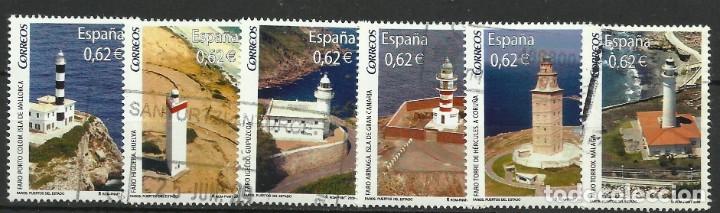 Briefmarken: A&Ntilde;O 2009.-SERIE FAROS.-EDIFIL 4483A-F.-COMPLETA