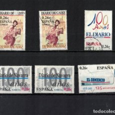Francobolli: ESPAÑA EDIFIL Nº 3995(2) + 3998 + 4000(2) + 4012 AÑO 2003 6 SERIES COMPLETA 