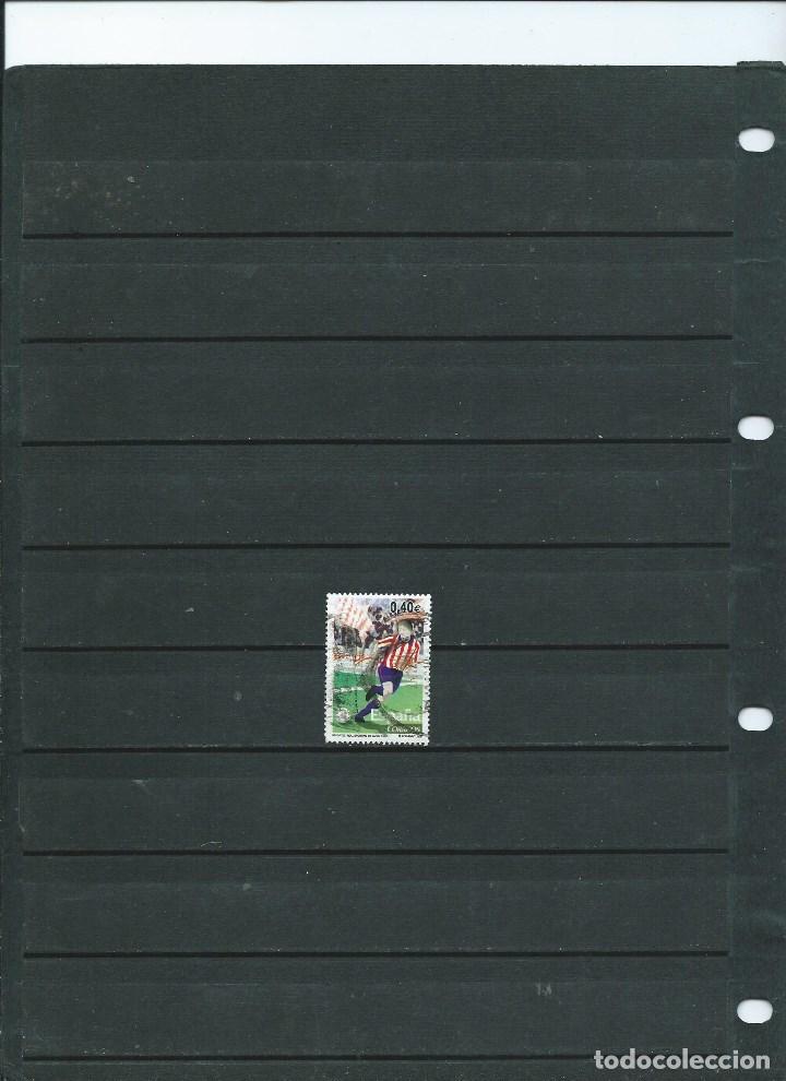 Briefmarken: SELLO EN USADO DEL CENTENARIO DEL REAL SPORTING DE GIJON DEL A&Ntilde;O 2005