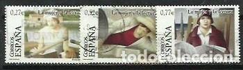 Briefmarken: A&Ntilde;O 2004.- LA MUJER Y LA LECTURA.-COMPLETA.-EDIFIL 4060A-61C