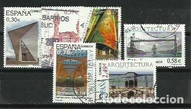 Briefmarken: A&Ntilde;O 2007.- ARQUITECTURA.-COMPLETA.-EDIFIL 4323-28