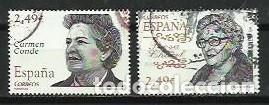 Briefmarken: A&Ntilde;O 2007.-PERSONAJES.-COMPLETA.-EDIFIL 4339-40