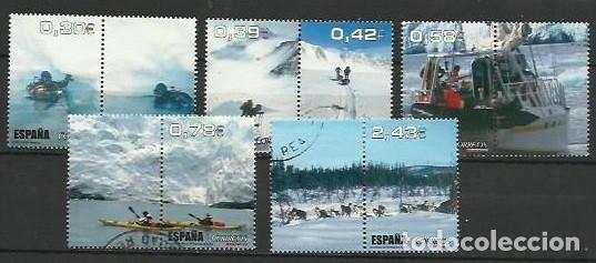 Briefmarken: A&Ntilde;O 2007.-DEPORTES.AL FILO DE LO IMPOSIBLE.-EDIFIL4345A-45F.-COMPLETA