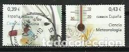 Briefmarken: A&Ntilde;O 2008.-CIENCIA.-COMPLETA.-EDIFIL 4384-85