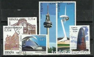 Briefmarken: A&Ntilde;O 2008.-ARQUITECTURA.-COMPLETA.-EDIFIL 4402-407