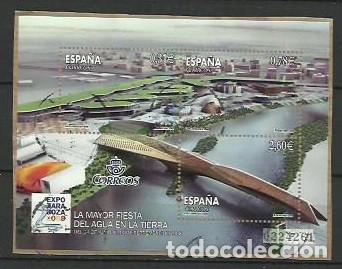 Briefmarken: A&Ntilde;O 2008.-EXPOSICI&Oacute;N ZARAGOZA.- HOJITA.-EDIFIIL 4423 H