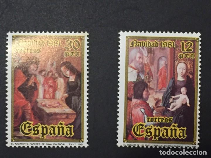 Timbres: NAVIDAD 1981 EDIFIL 2633 AL 2634