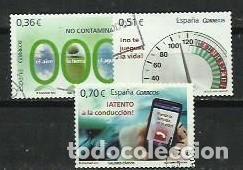 Briefmarken: A&Ntilde;O 2012.-EDIFIL 4696/98.-VALORES C&Iacute;VICOS.-COMPLETA