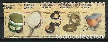 Briefmarken: A&Ntilde;O 2013.-EDIFIL 4781/85.-INSTRUMENTOS MUSICALES.-COMPLETA