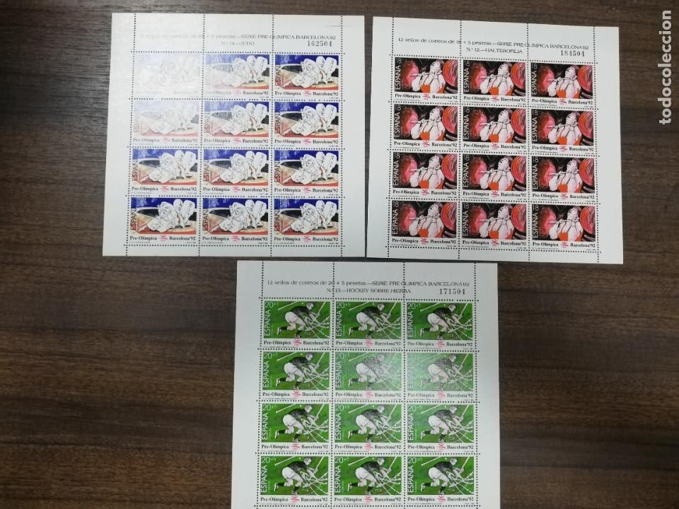 Timbres: EDIFIL 3054- 3056. CUARTA SERIE PRE-OLIMPICA. BARCELONA&acute;92.