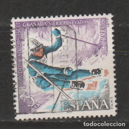 Sellos: 1977.- Copa del Mundo de esqu&iacute;