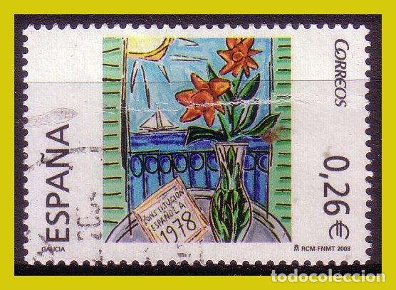 Briefmarken: 2003 XXV Aniv&ordm; Constituci&oacute;n Espa&ntilde;ola, EDIFIL n&ordm; SH4046 (o)