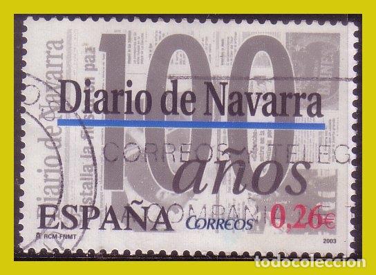Briefmarken: 2003 Diarios Centenarios. Diario de Navarra, EDIFIL n&ordm; 4000 (o)