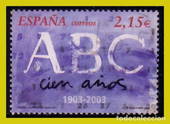 Briefmarken: 2003 Diarios centenarios, ABC, EDIFIL n&ordm; 3963 (o)