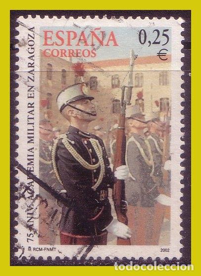 Selos: 2002 75&ordm; Aniv&ordm; Academia Militar General de Zaragoza, EDIFIL n&ordm; 3886 (o)