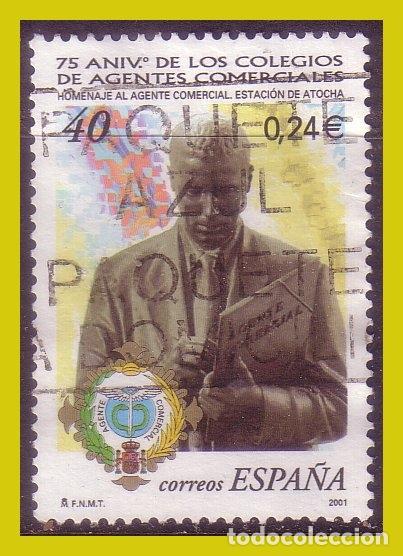 Briefmarken: 2001 75 Aniv&ordm; Colegio de Agentes Comerciales, EDIFIL n&ordm; 3776 (o)