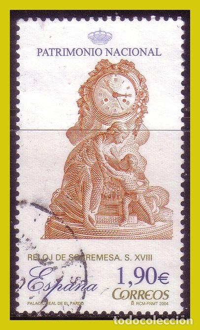 Selos: 2004 Patrimonio Nacional, Relojes. Palacio de El Pardo. EDIFIL n&ordm; SH 4071 D (o)
