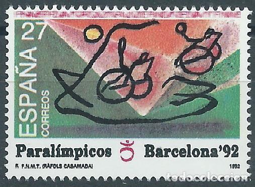Sellos: 1992. EDIFIL 3192**MNH. PARAL&Iacute;MPICOS BARCELONA'92. DEPORTES/SPORTS. DISCAPACITADOS/DISABLED.