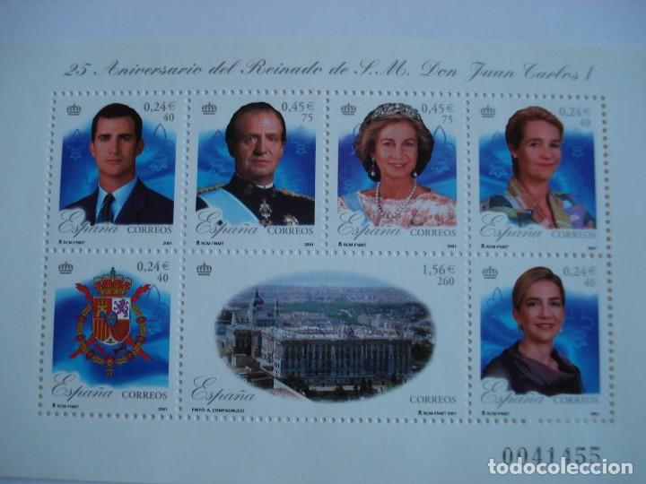 Stamps: MIN IPLIEGO 25 ANIVERS. REY