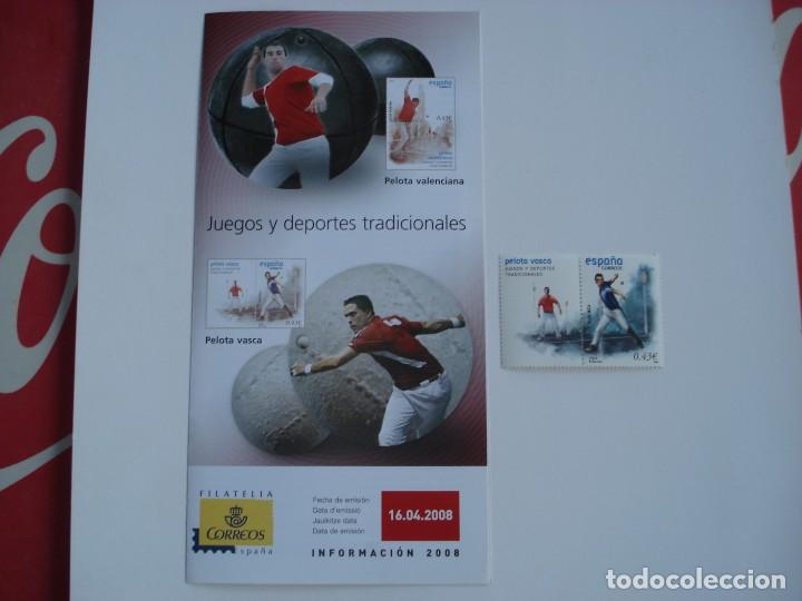 Stamps: JUEGOS Y DEPIORTES TRADICIONALES PELOTA VASCA