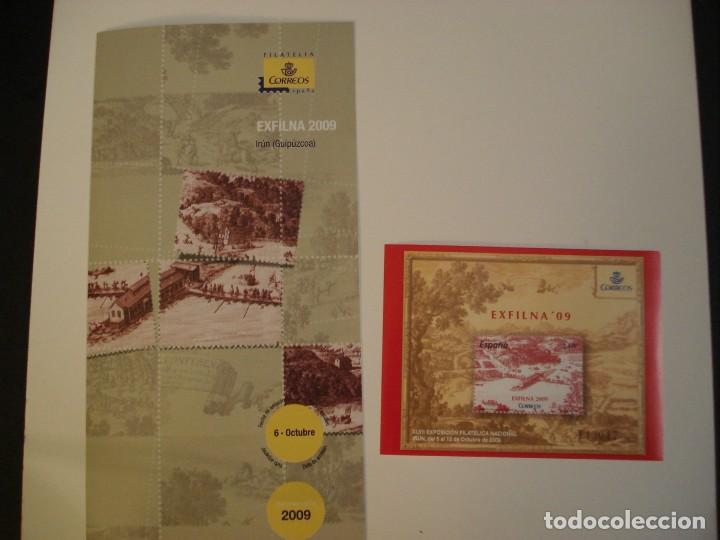 Stamps: HOJA BLOQUE EXFILNA 2009 IR&Uacute;N
