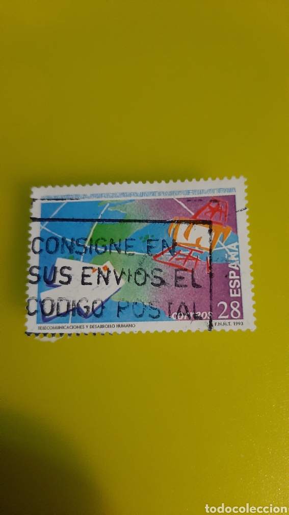 Selos: CÓDIGO POSTAL MATASELLO EDIFIL 3255 USADO TELECOMUNICACIÓNES 1993 ESPAÑA COLECCIONISMO COLISEVM