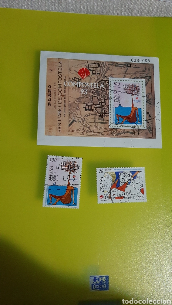 Selos: RELIGIÓN COMPOSTELA 1993 SERIE COMPLETA USADA EDIFIL 3256 3258 FILATELIA COLISEVM COLECCIONISMO