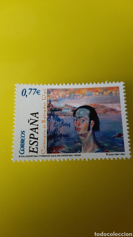 Selos: ESPAÑA ARTE PINTURA SALVADOR DALI AUTORRETRATO EDIFIL 4081 NUEVA 2004 COLECCIONISMO COLISEVM