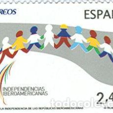 Francobolli: ESPAÑA 2010 (4555) BICENTENARIO INDEPENDENCIAS AMERICANAS (NUEVO)