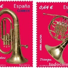Sellos: ESPAÑA 2010 (4576-4577) INSTRUMENTOS MUSICALES (NUEVO)