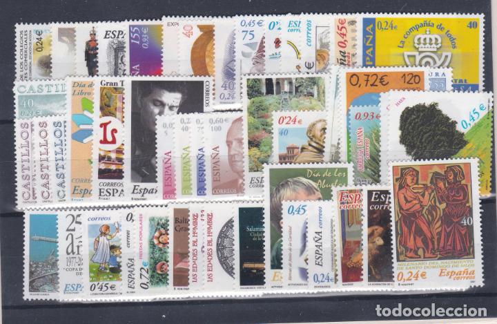 Briefmarken: ESPA&Ntilde;A.- A&Ntilde;O 2001 COMPLETO DE SELLOS, HOJAS BLOQUE y MINIPLIEGOS NUEVOS SIN CHARNELA (VER FOTOS)