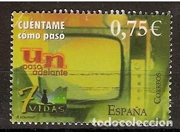 Sellos: ESPA&Ntilde;A 2002 - EXPO MUNDIAL JUVENIL FILATELIA ESPA&Ntilde;A 2002 - EDIFIL N&ordm; 3945 - USADO - PROVIENE DE HB