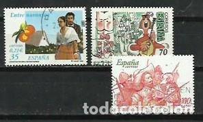 Briefmarken: A&Ntilde;O 2000.- SERIE LITERATURA ESPA&Ntilde;OLA.- EDIFIL N&ordm; 3772-74.-COMPLETA