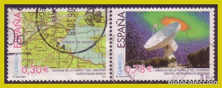 Briefmarken: 2007 Ciencias de la Tierra y del Universo, Cartograf&iacute;a y Astronom&iacute;a EDIFIL n&ordm; 4314 y 4315 (o)