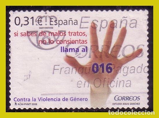 Briefmarken: 2008 Contra la violencia de g&eacute;nero, EDIFIL n&ordm; 4389 (o)