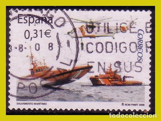 Stamps: 2008 Salvamento Mar&iacute;timo, EDIFIL n&ordm; 4399 (o)