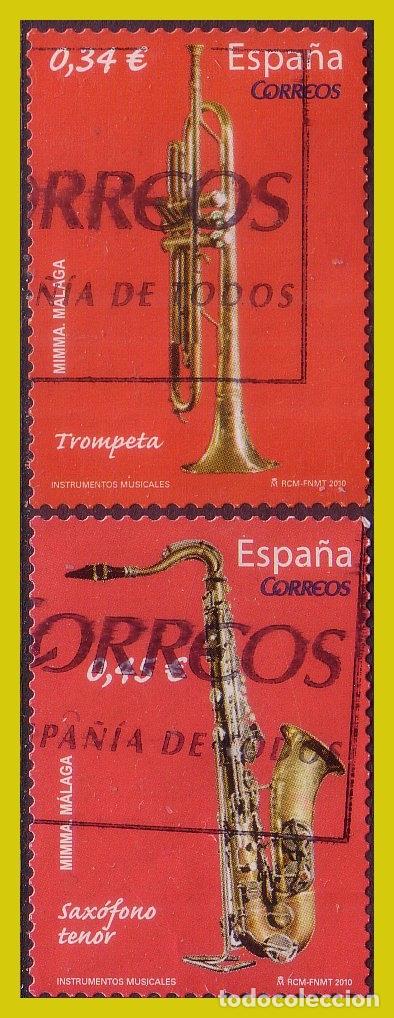 Stamps: 2010 Instrumentos musicales, EDIFIL n&ordm; 4549 y 4550 (o)