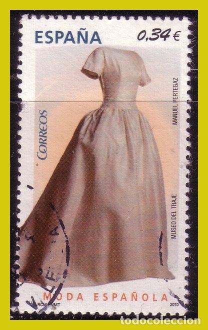 Stamps: 2010 Moda Espa&ntilde;ola. Pertegaz, EDIFIL n&ordm; SH 4605 A (o)