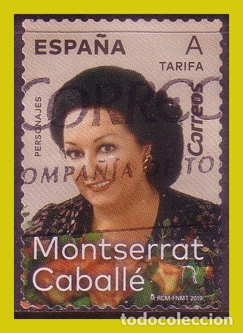 Briefmarken: 2019 Personajes, Montserrat Cavall&eacute;, EDIFIL n&ordm; 5320 (o)