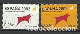 Briefmarken: A&Ntilde;O 2002.-SERIE PRESIDENCIA ESPA&Ntilde;OLA DE U.E..-N&ordm; EDIFIL 3865-66