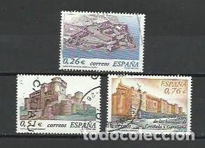 Selos: A&Ntilde;O 2003.-SERIE CASTILLOS DE ESPA&Ntilde;A.-EDIFIL 3986-88.-COMPLETA