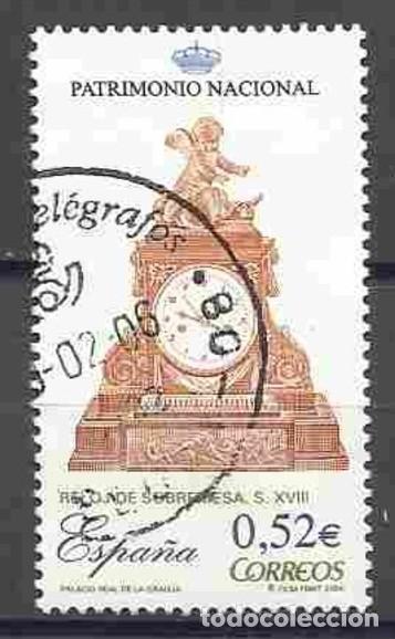 Sellos: ESPA&Ntilde;A 2004 - PATRIMONIO NACIONAL - RELOJES - EDIFIL N&ordm; 4071B - USADO