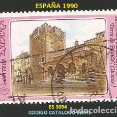 Sellos: ESPAÑA 1990 - ES 3094 - TORRE DE BUJACO (VER IMAGEN) - 1 SELLO USADO. Lote 242353565