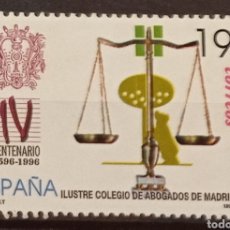 Sellos: ESPAÑA 1996 - EDIFIL 3417 - COLEGIO ABOGADOS MADRID. Lote 251690745