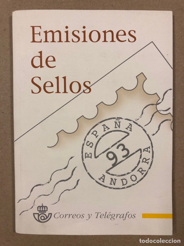 EMISIONES DE SELLOS CORREOS Y TELÉGRAFOS ESPAÑA ANDORRA 1993. COMPLETO. (Sellos - España - Juan Carlos I - Desde 1.986 a 1.999 - Nuevos)