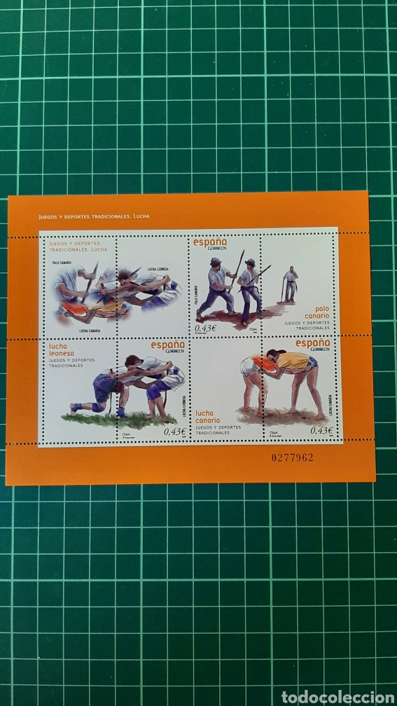 Briefmarken: SOLICITA HOJA BLOQUE NUEVO O USADA EDIFIL 4426 JUEGOS Y DEPORTES TRADICIONALES ESPA&Ntilde;A 2008