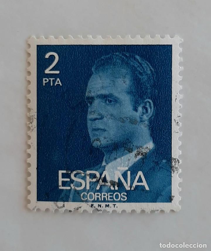 Sellos: sello Edifil 2345 Serie Basica Rey Juan Carlos 2 PTA 1976 USADO - Foto 1 - 267522589