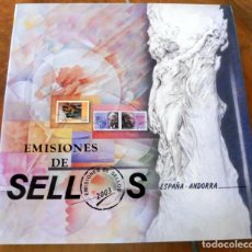 Sellos: LIBRO OFICIAL DE CORREOS - SELLOS ESPAÑA-ANDORRA - COMPLETO - AÑO 2003 -. Lote 299792833