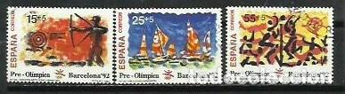 Sellos: A&Ntilde;O 1992.-EDIFIL 3157-59.-BARCELONA`92